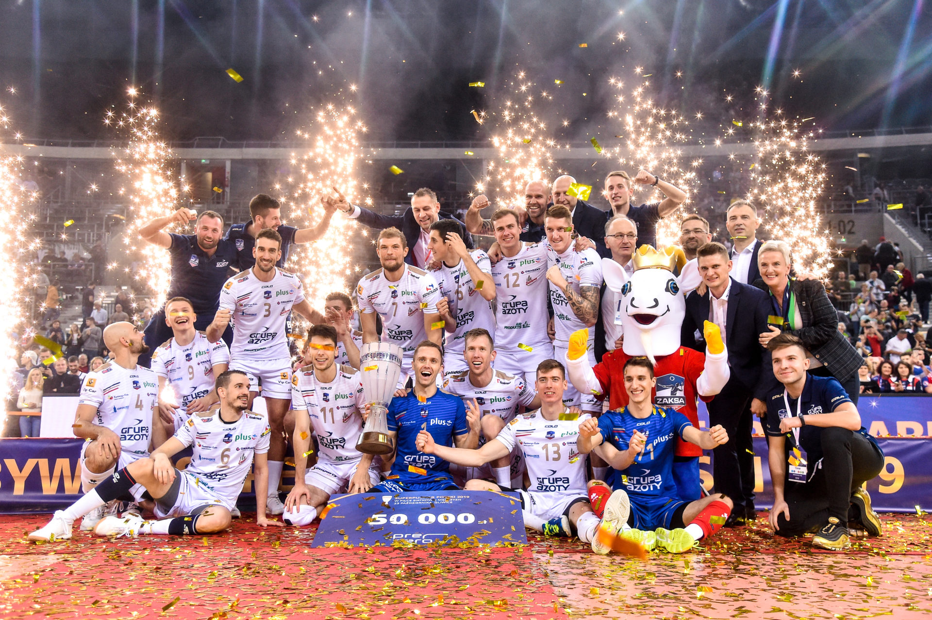 ZAKSA z Superpucharem Polski 2019 – kulisy